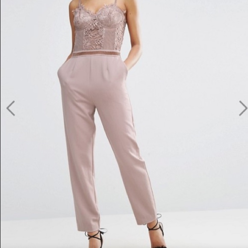 NWT ASOS corset jumpsuit
